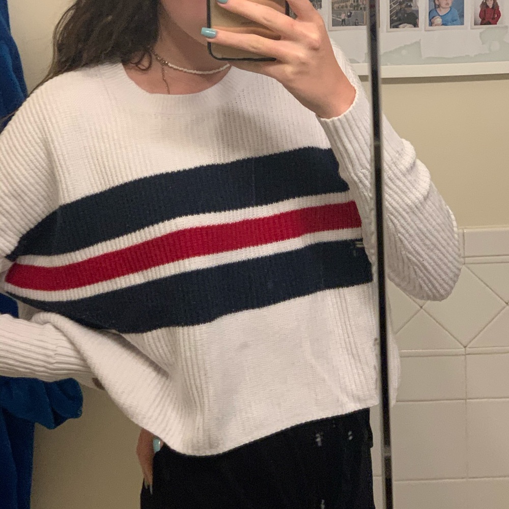 striped hollister sweater